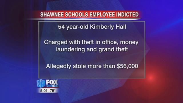 Former Shawnee Schools employee indicted on theft charges